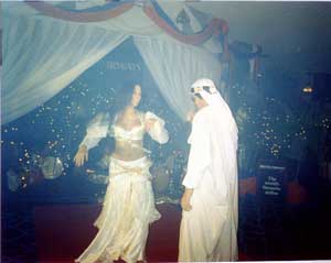 marta the legend belly dancing in Kingston, Jamaica